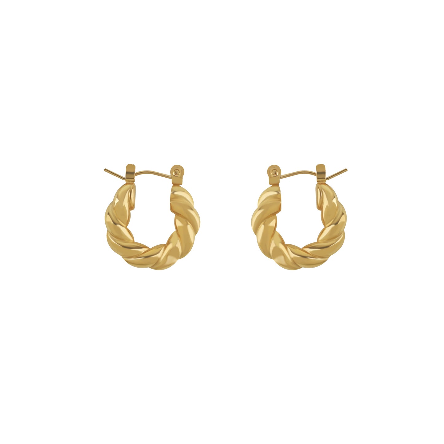 Twist Hoop Earrings