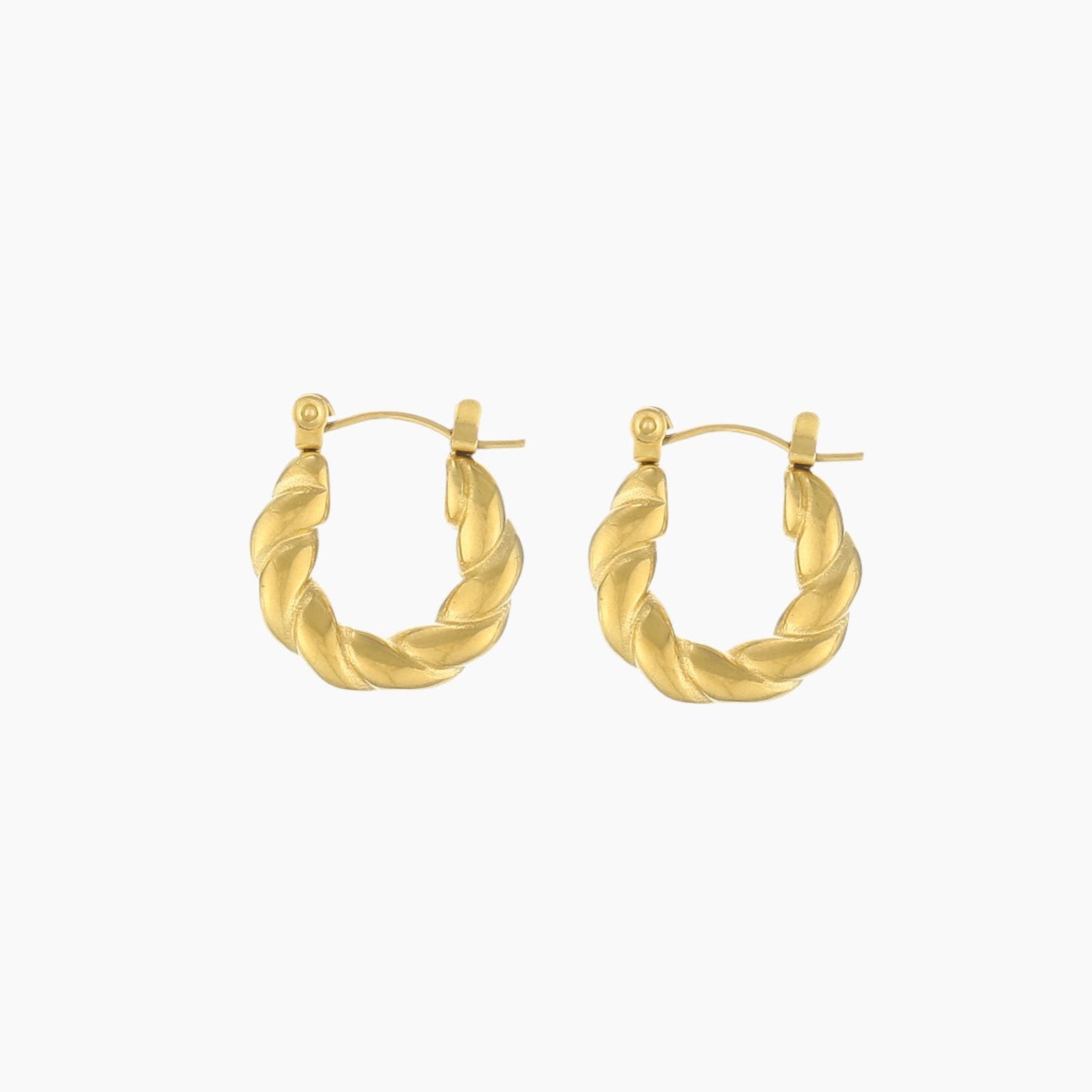 Twist Hoop Earrings