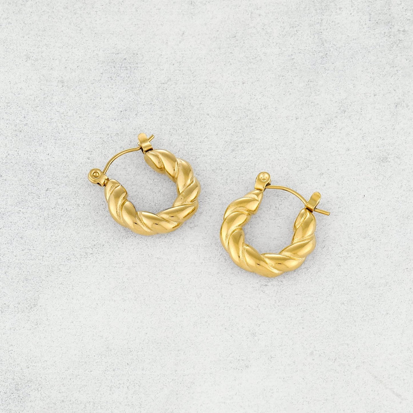 Twist Hoop Earrings