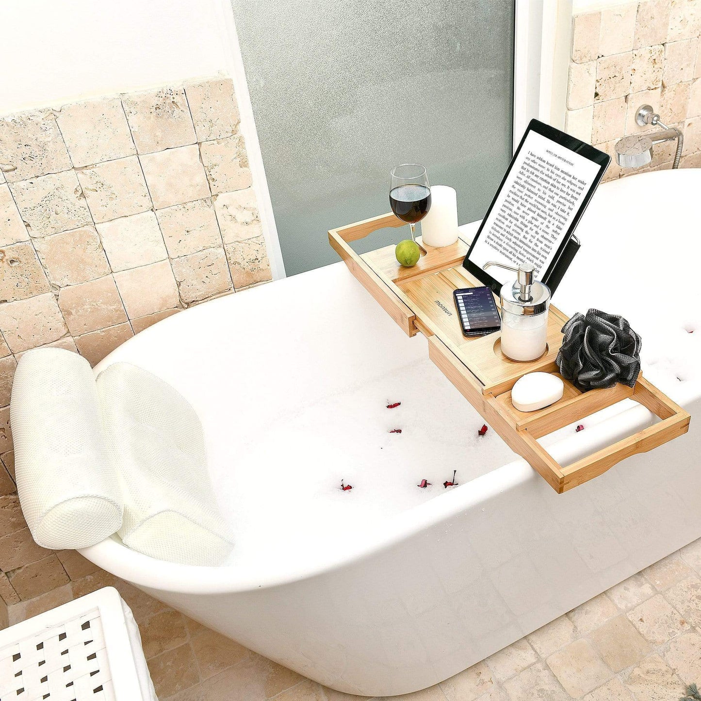 Bamboo Bathtub Tray