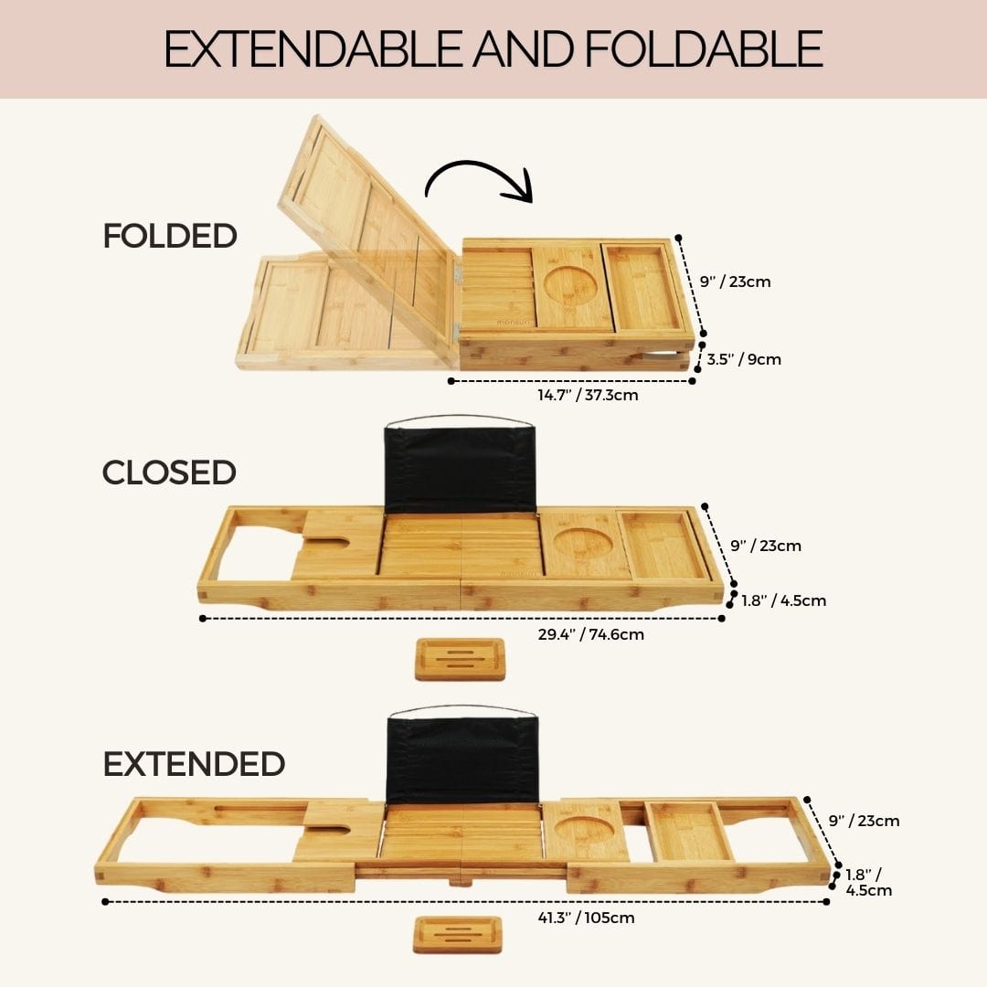 Bamboo Bathtub Tray